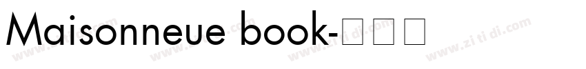 Maisonneue book字体转换